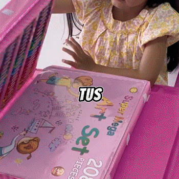 NUEVO SET DE ARTE DE 208 PIEZAS PARA NIÑOS